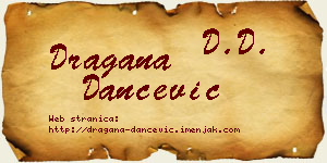 Dragana Dančević vizit kartica